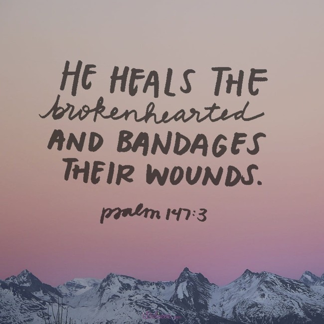 God Heals The Brokenhearted